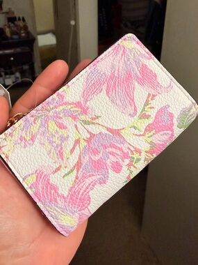 Victoria's Secret Pink Floral Card Holder